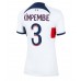 Maillot de foot Paris Saint-Germain Presnel Kimpembe #3 Extérieur vêtements Femmes 2023-24 Manches Courtes